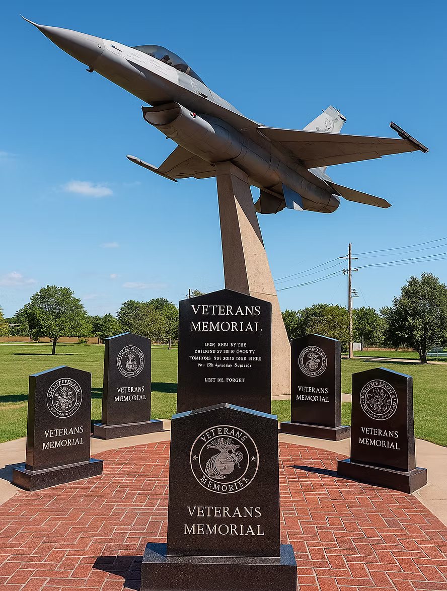propposed AC veteran's memorial & F16